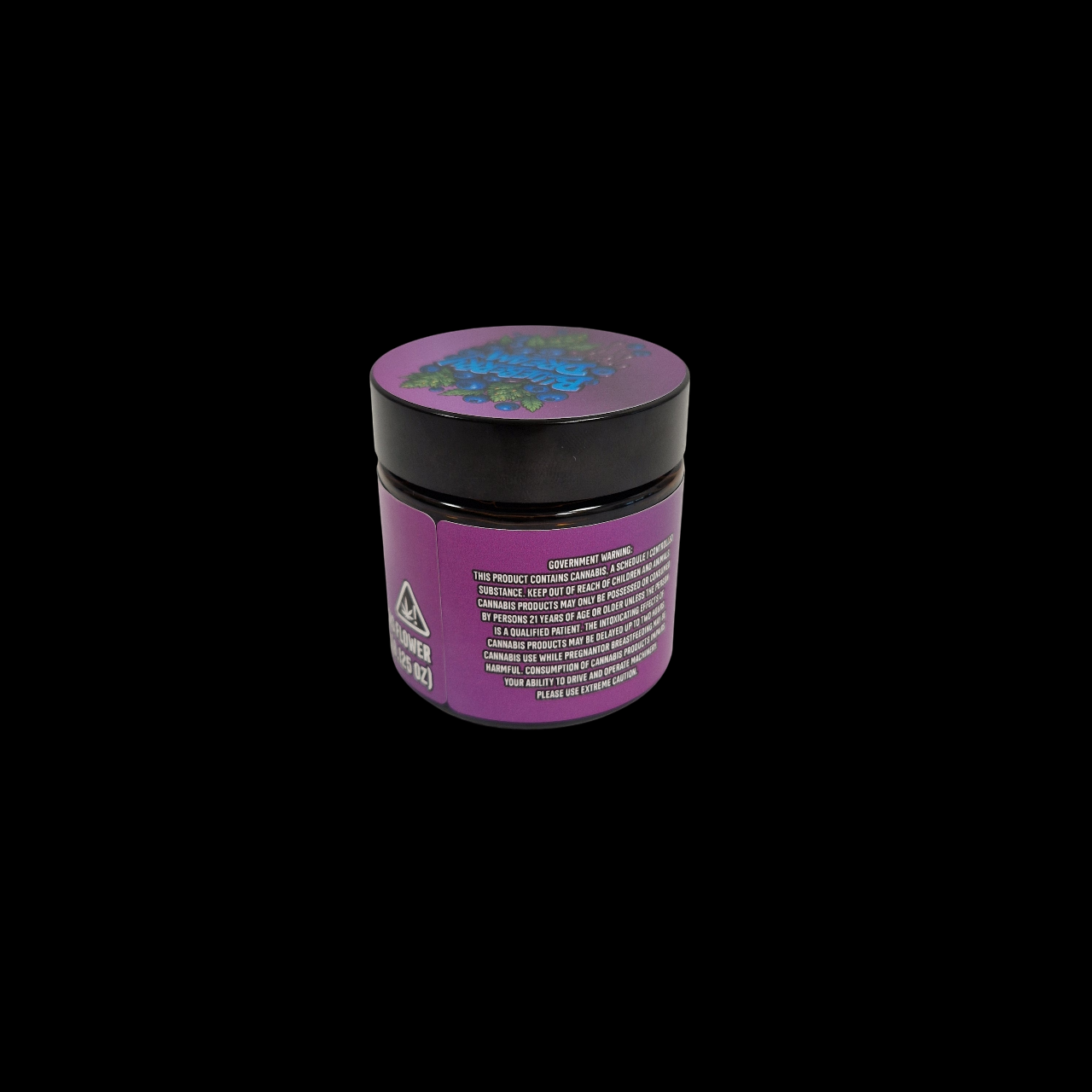 60ml Braunglas, Amber jar, amber jars, 60ml amber jars, verpackung, designtes glas, Blueberry Dreams