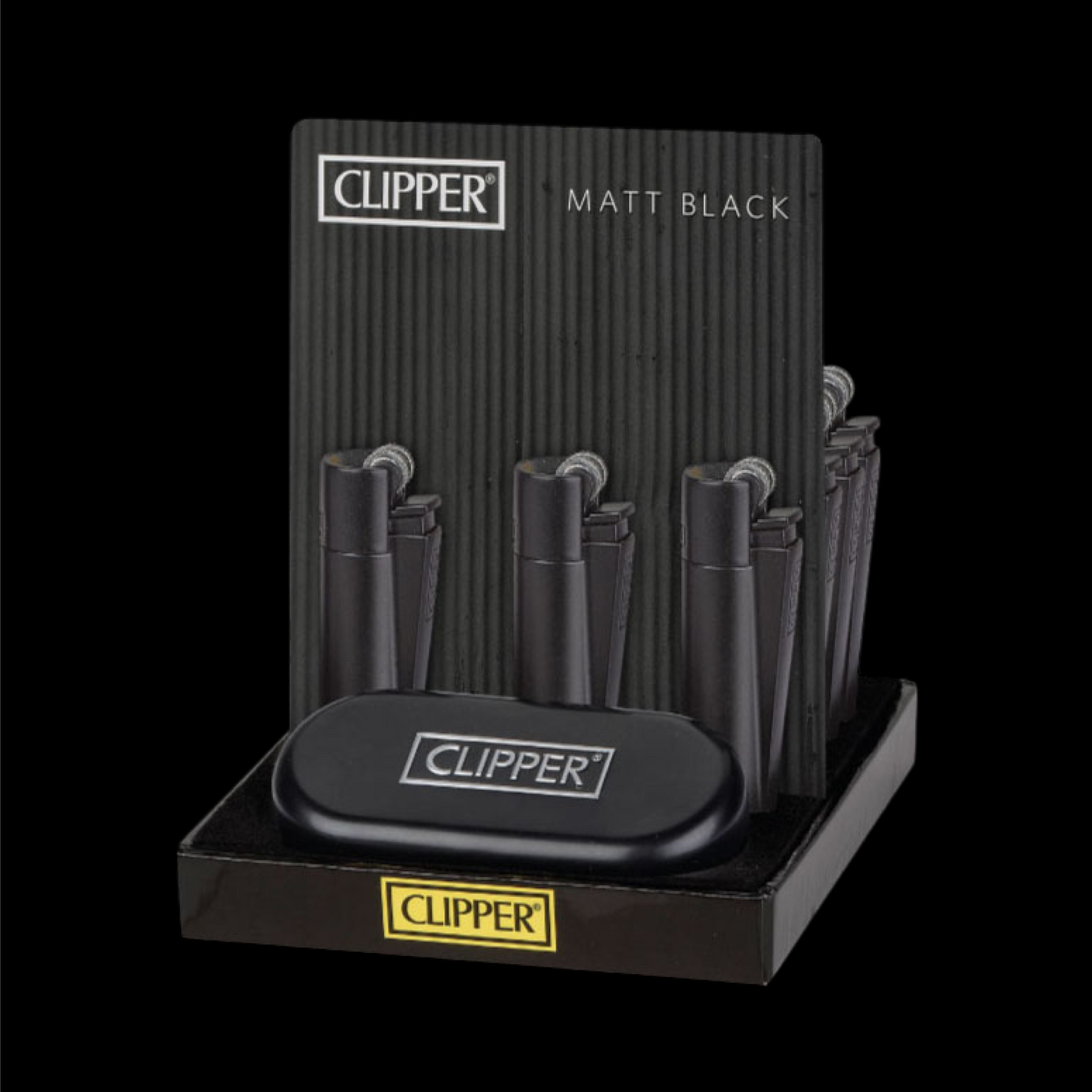 Metall Clipper Matt Black, Schwarzes mattes Clipper aus Metall