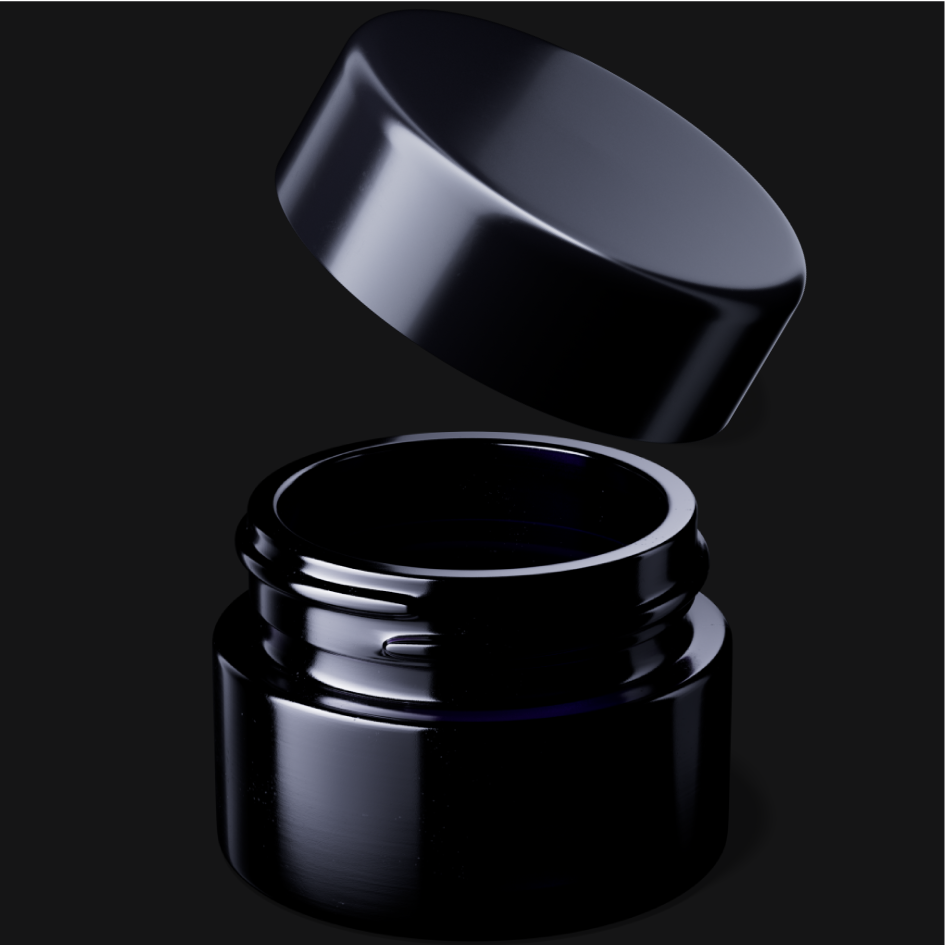 Miron Gläser in verschiedenen Größen mit Deckel, Miron Glas zum luftdichten und blickdichten verpacken