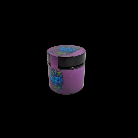 60ml Braunglas, Amber jar, amber jars, 60ml amber jars, verpackung, designtes glas, Blueberry Dreams