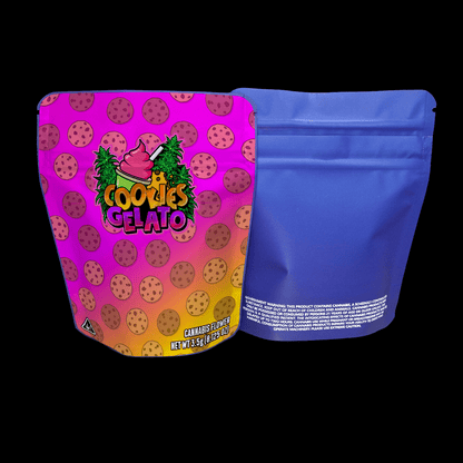 Designed Mylar Bags - Cookies Gelato