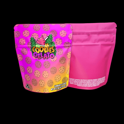 Designed Mylar Bags - Cookies Gelato
