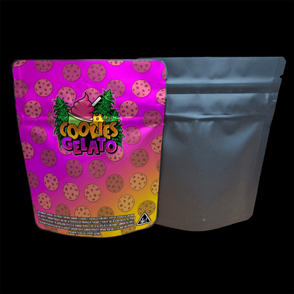 Designed Mylar Bags - Cookies Gelato