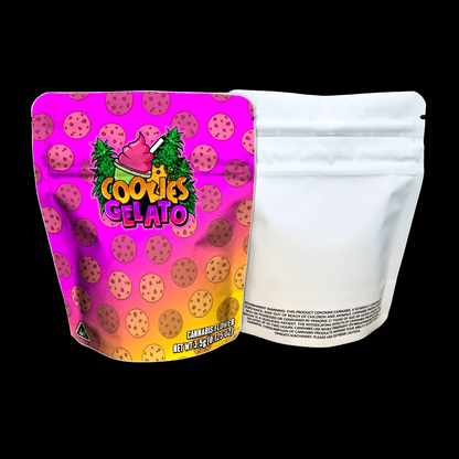 Designed Mylar Bags - Cookies Gelato