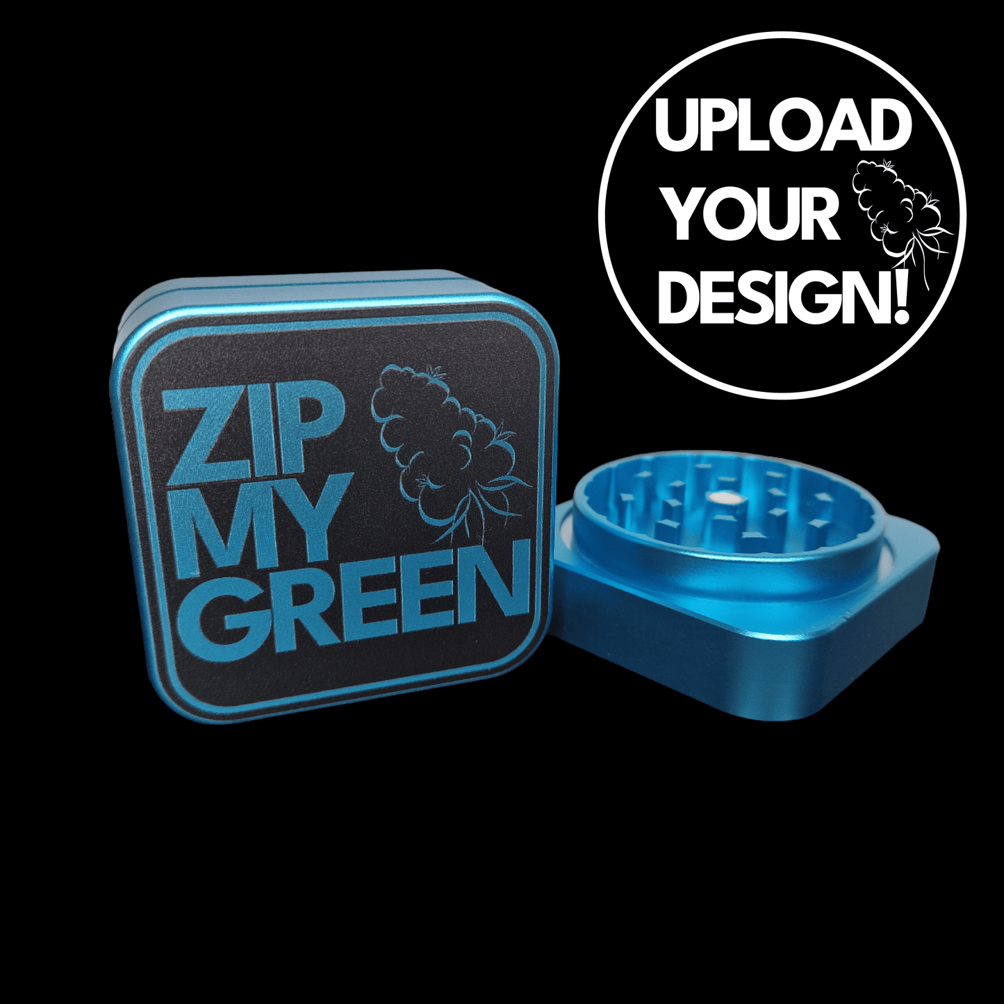 Custom Aluminium Grinder bedrucken