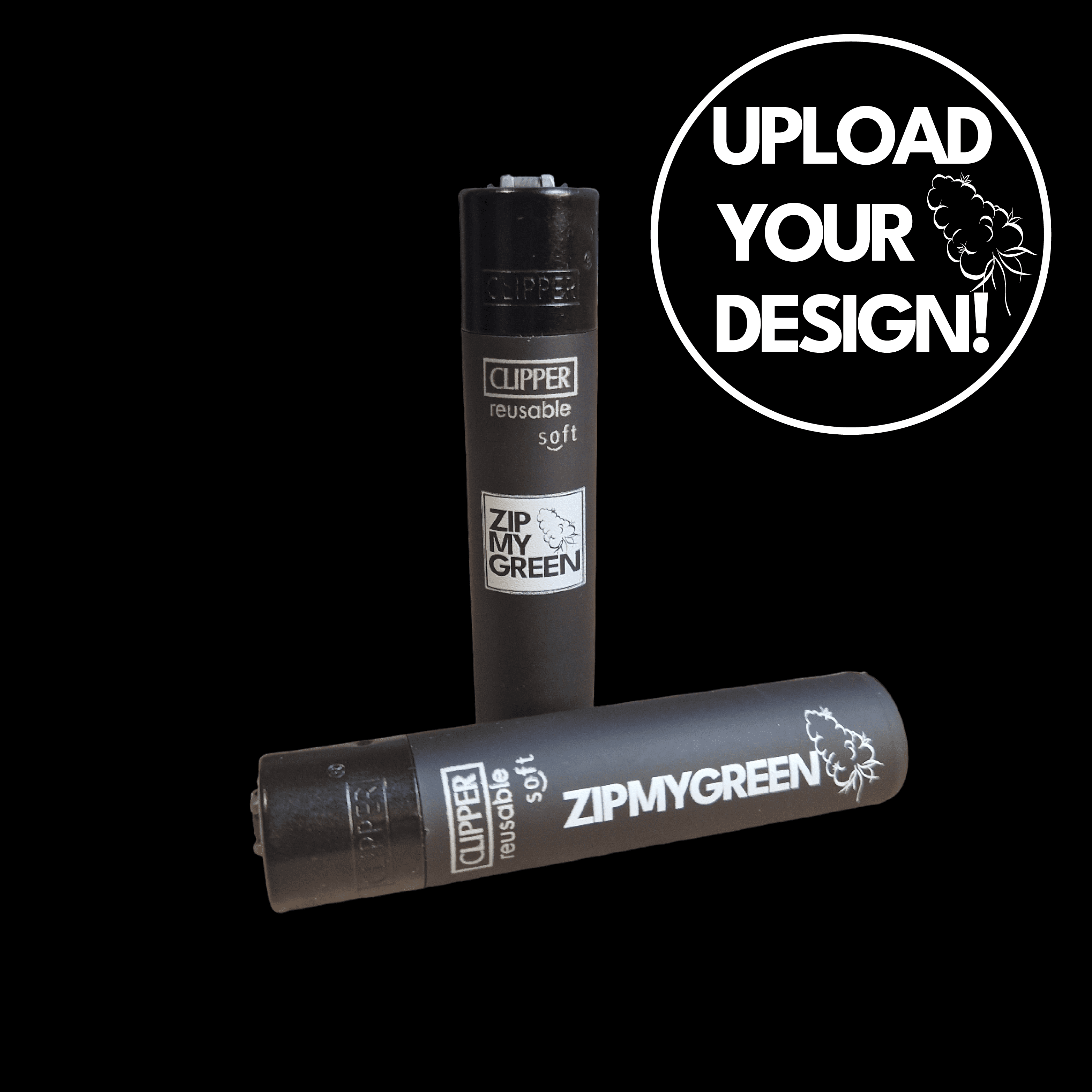 Custom Clipper Custom Clipper Feuerzeug Soft Touch – ZipmyGreen
