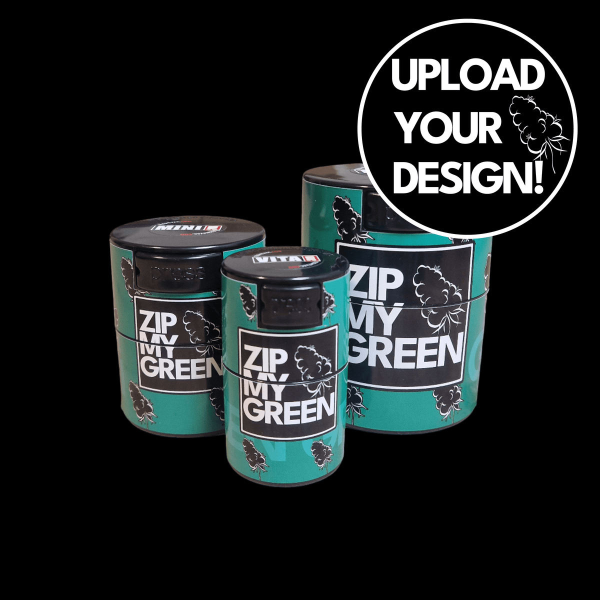 Custom Tightvac Vakuum Dosen – ZipmyGreen