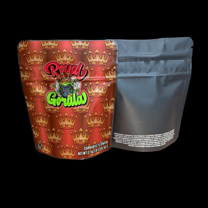 Designed Mylar Bags - Royal Gorilla
