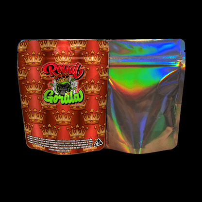Designed Mylar Bags - Royal Gorilla