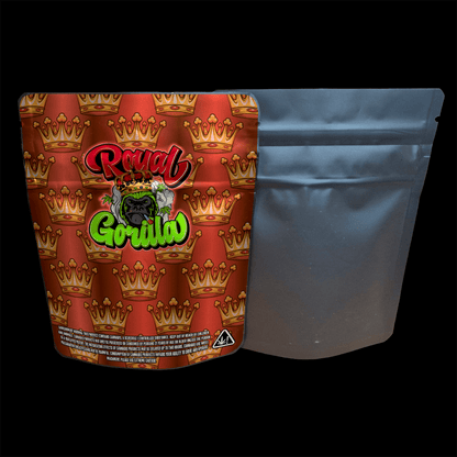 Designed Mylar Bags - Royal Gorilla