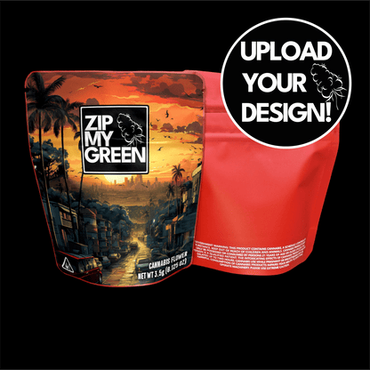 Custom Cali & Mylar Bags Soft Touch 3,5g (Sticker)